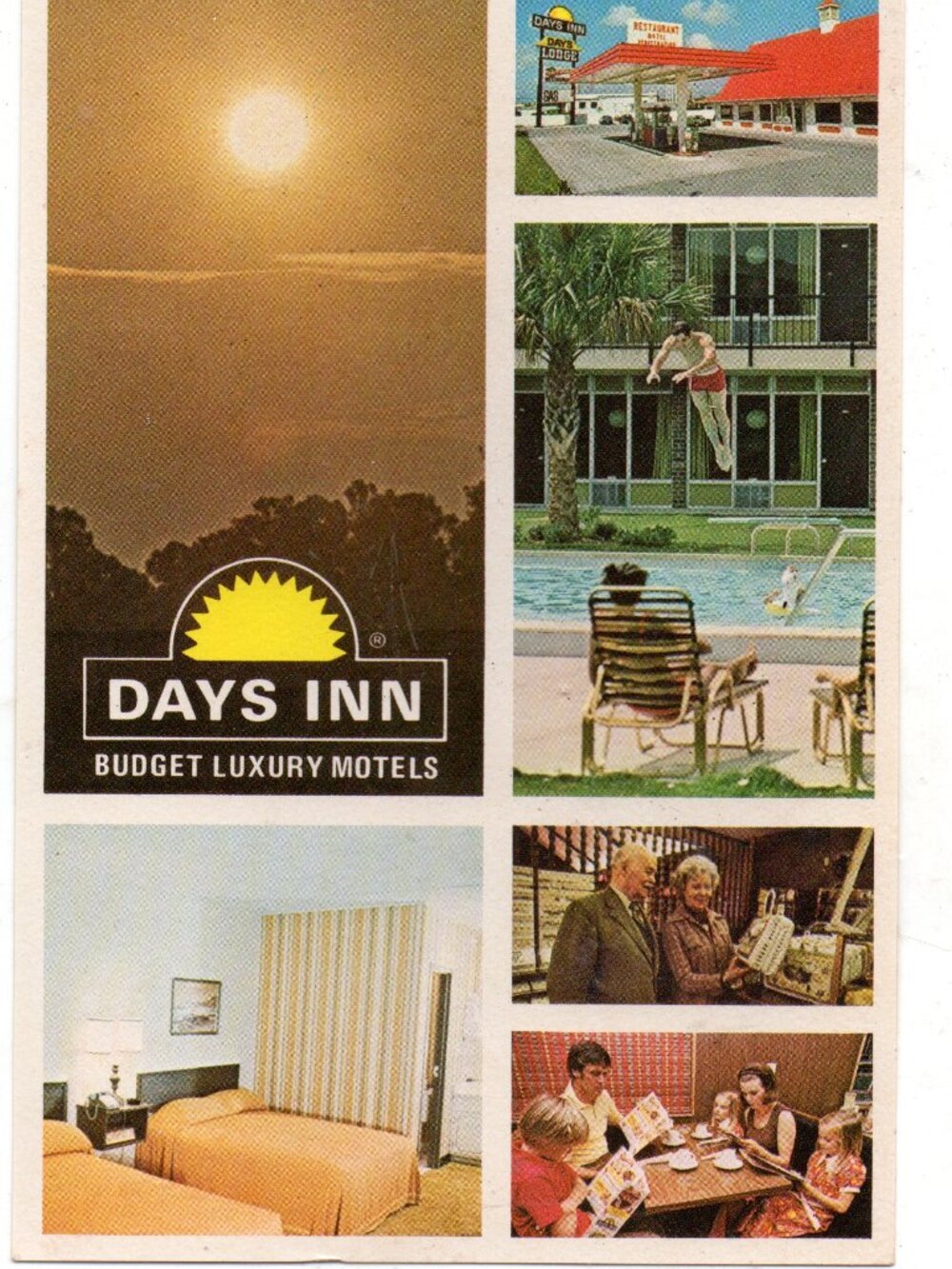 1970s Multiview Advertising Postcard Days Inn